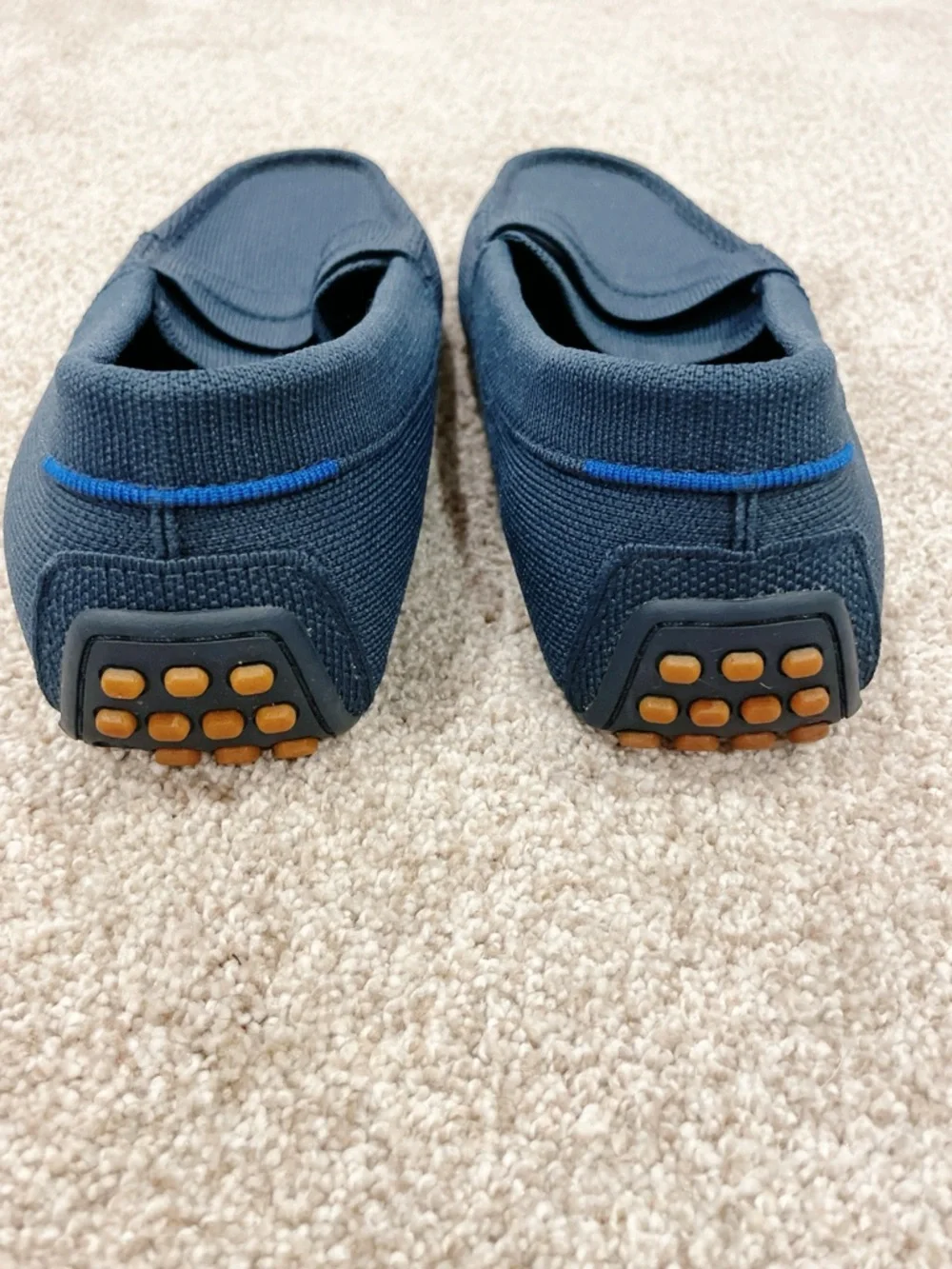 Rothy’s Men’s The Daily Driver Nautical Navy Loafers Size 10